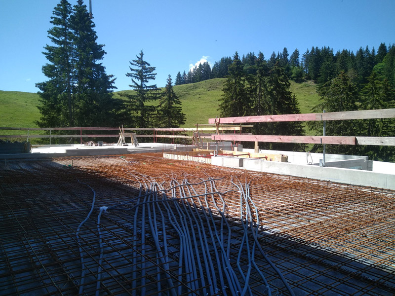 Maconnerie près de La Clusaz