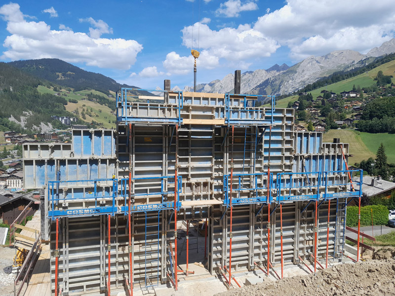 Maconnerie près de La Clusaz