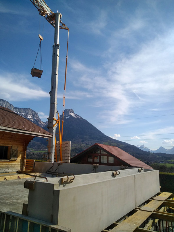 Maconnerie préfabriqués Thônes Haute-Savoie 74